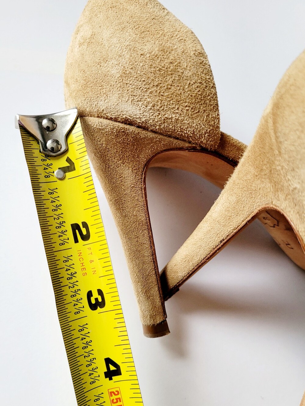 IRO Taupe Tan Suede Leather Pointed-Toe D'Orsay Pumps EU 36/US 5.5 - Picture 15 of 16